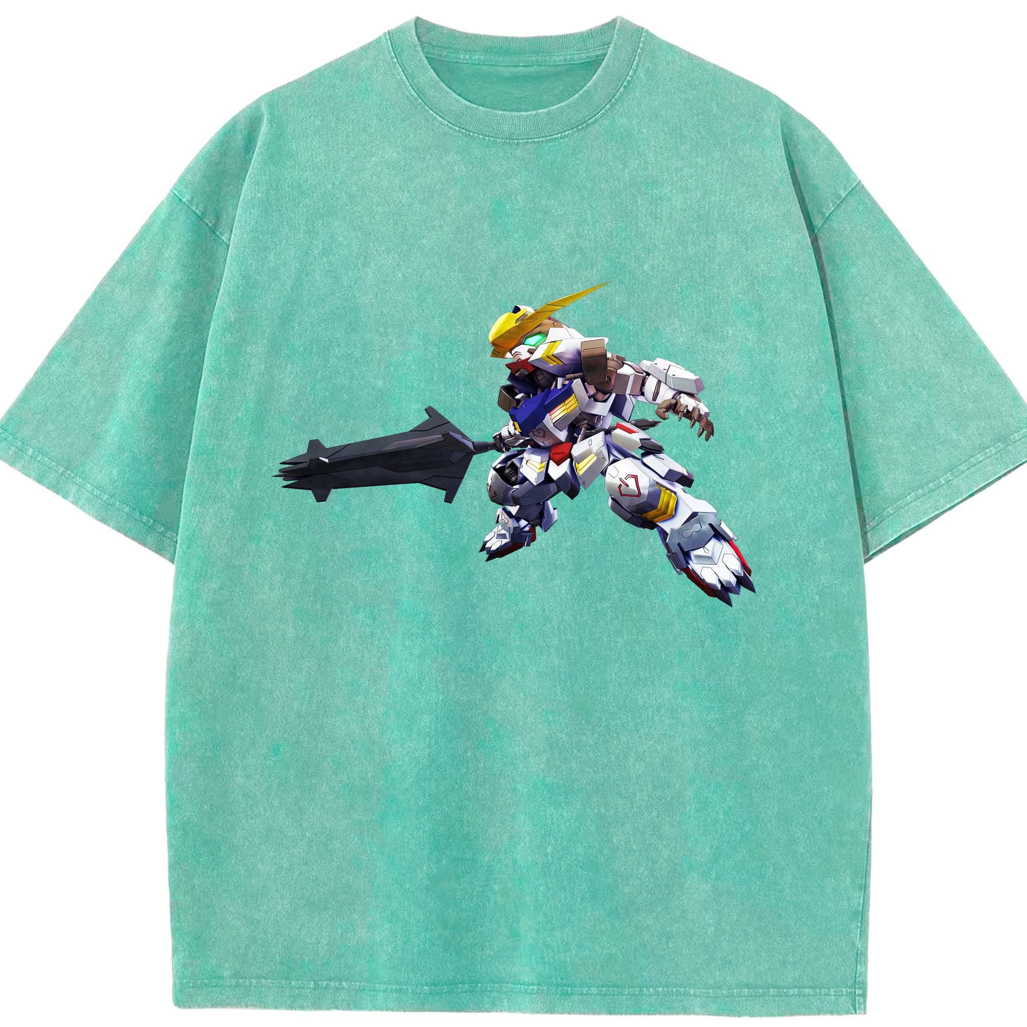 （画像用） 機動戦士ガンダム Mobile Suit Gundam 綿100% ヴィンテージ風 半袖Tシャツ（フロントプリント）